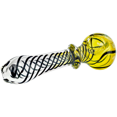 5" Fume w/ Color Twist Cane & Maria Neck Hand Pipe - additional view