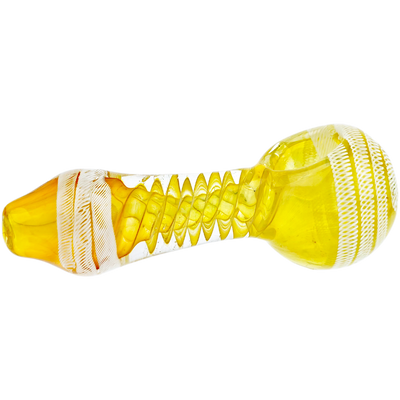 4.5" Twisted Cane Fume Hand Pipe