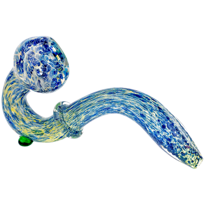 6" Blue Frit & Fume Sherlock - alternate angle