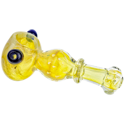 5" Thick Fume Dot Accent Head & Body w/ Maria Hand Pipe - close-up view