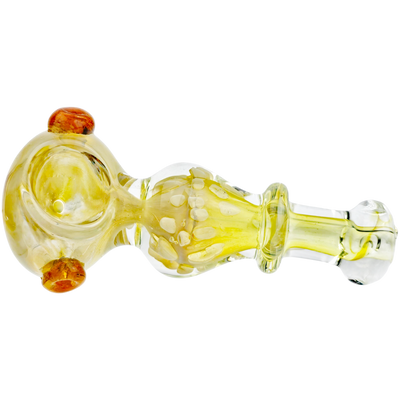 5" Thick Fume Dot Accent Head & Body w/ Maria Hand Pipe - alternate angle