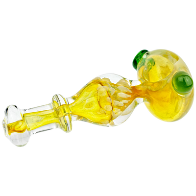 5" Thick Fume Dot Accent Head & Body w/ Maria Hand Pipe - detail view