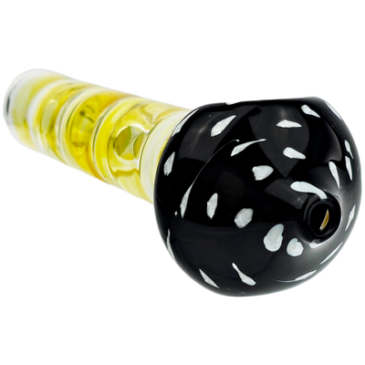 8.5" Mushroom Fume Tube w/ Reduction Steamroller - close-up view