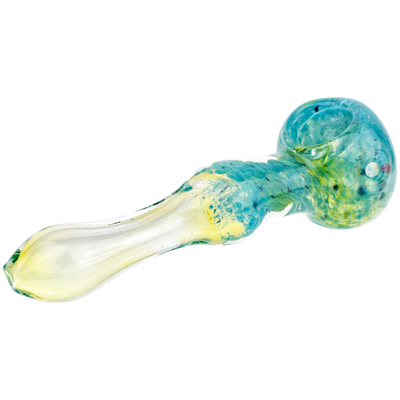 4.5" Fume w/ Frit Head Hand Pipe - close-up view