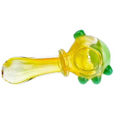 4.5" Color Dot & Face Accent Fume Maria Body Hand Pipe