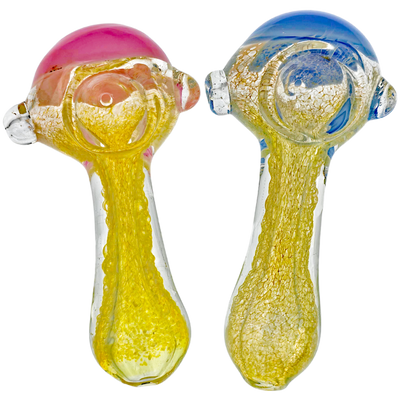 4.5" Color Face Fume Body Thick Hand Pipe