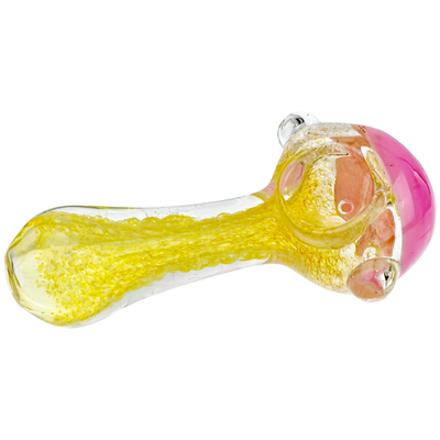 4.5" Color Face Fume Body Thick Hand Pipe