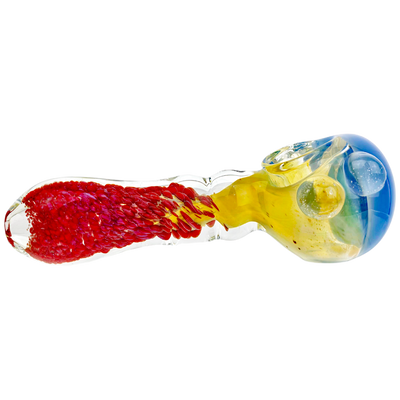 5" Frit Body & Color Head Fume Hand Pipe