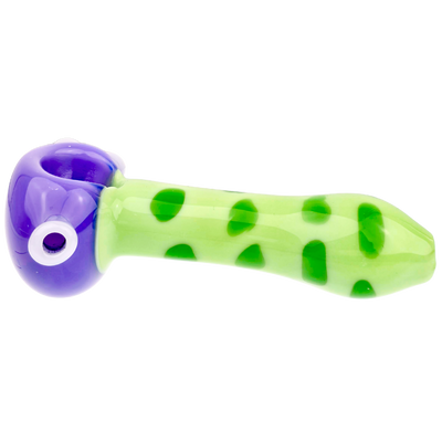 5" Giraffe Print Color-Head Hand Pipe