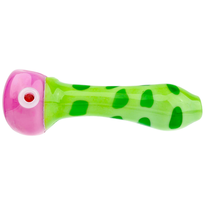 5" Giraffe Print Color-Head Hand Pipe