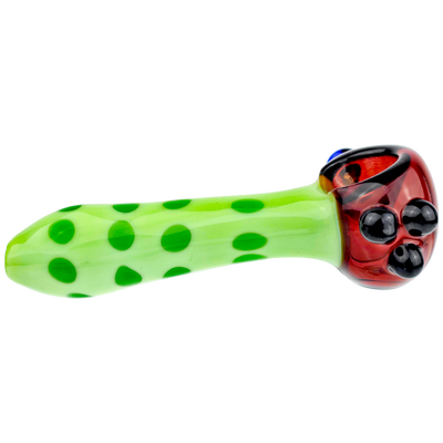 5" Giraffe Print Color-Head Hand Pipe