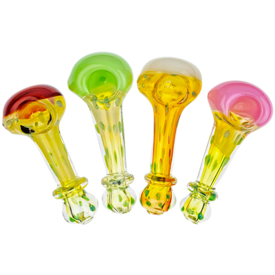 4.5" Fumed Dot-Accent Hand Pipe with Maria