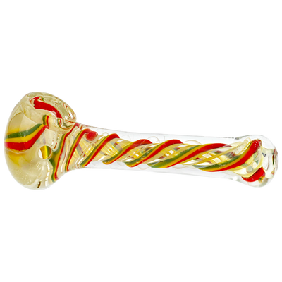 4.5" Fume Rasta Cane Hand Pipe