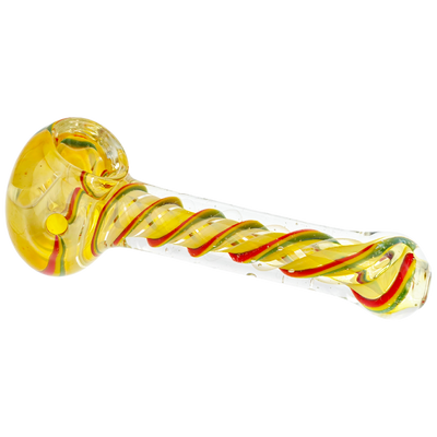 4.5" Fume Rasta Cane Hand Pipe
