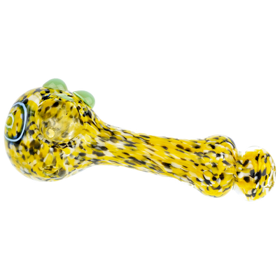 4.5" Frit Maria & Flower Hand Pipe