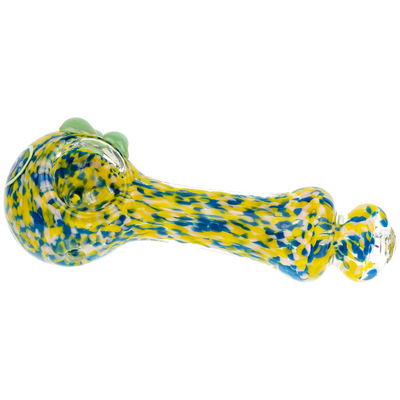4.5" Frit Maria & Flower Hand Pipe