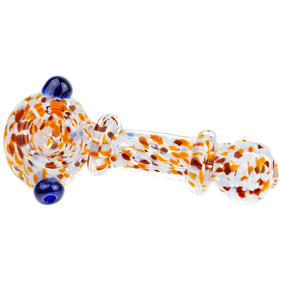 5" Rainbow Frit Maria Color Dot Hand Pipe