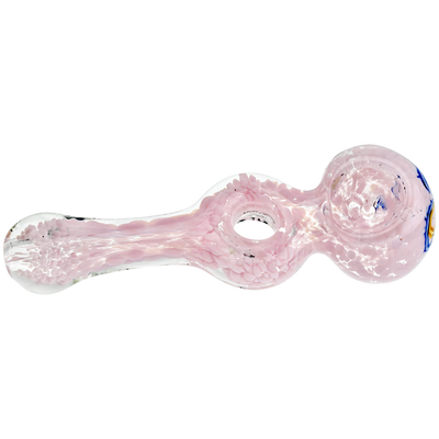5" Frit Donut Flower Hand Pipe