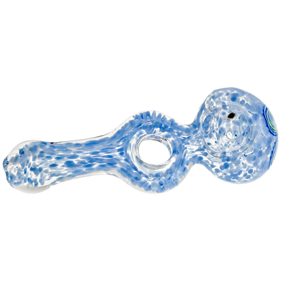 5" Frit Donut Flower Hand Pipe