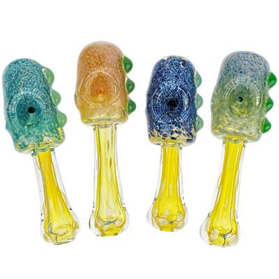 5" Frit Mushroom Shape Head Fume Hand Pipe