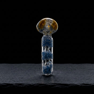 Editorial product photography on charcoal slate