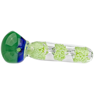 4.5" Frit & Clear Hand Pipe