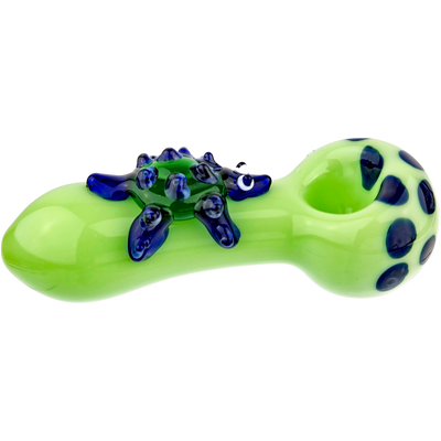 4.5″ TURTLE GLASS HAND PIPE