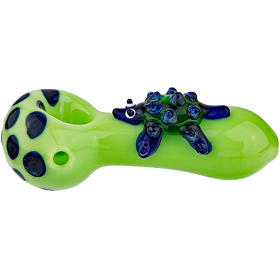 4.5″ TURTLE GLASS HAND PIPE