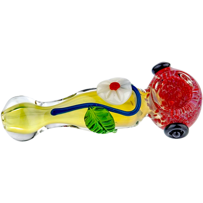 5″ FUME FLOWER GLASS HAND PIPE