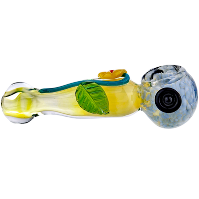 5″ FUME FLOWER GLASS HAND PIPE