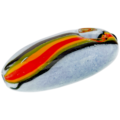 4″ ROUND RASTA STRIPE HAND PIPE