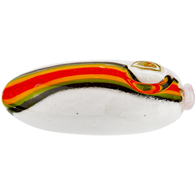 4″ ROUND RASTA STRIPE HAND PIPE