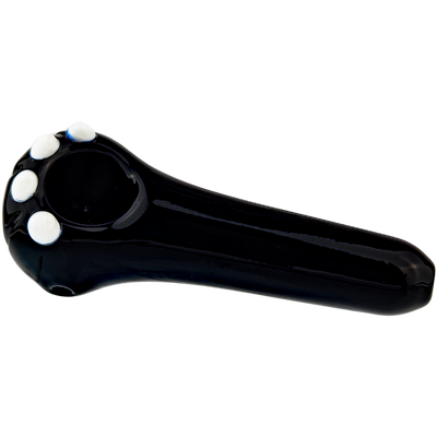4" Glass Cat Paw Hand Pipe - view 12