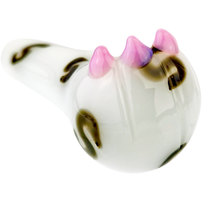 4" Glass Cat Paw Hand Pipe - view 14
