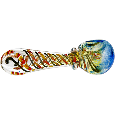 4" Glass Hand Pipe - alternate angle