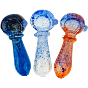 3.5″ TWO-TONE CONFETTI GLASS HAND PIPE
