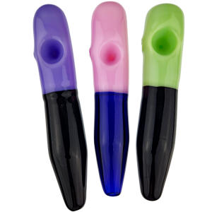 6.5″ TWO-TONE GLASS HAND PIPE