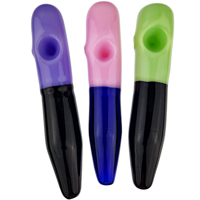 6.5″ TWO-TONE GLASS HAND PIPE