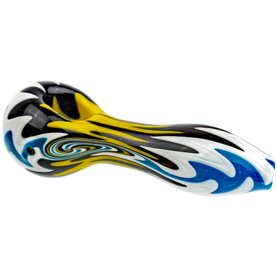 4" Vac Stack Wigwag Hand Pipe - close-up view