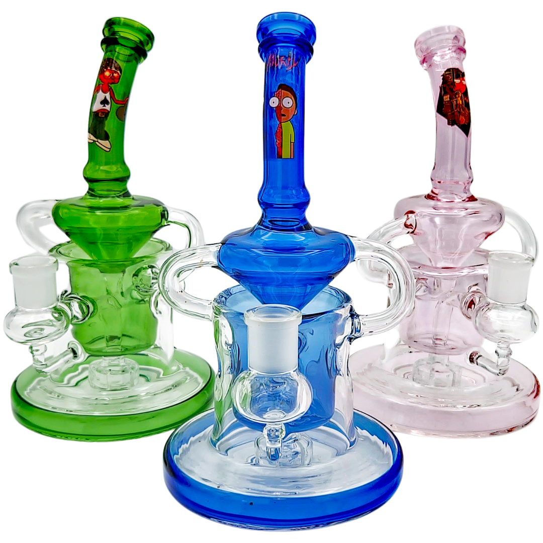 7″ RICK & MORTY DOUBLE UPTAKE RECYCLER