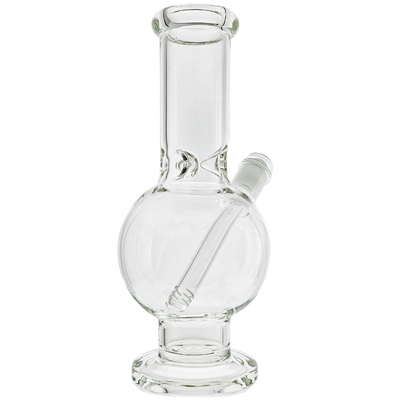 10" Clear Venetian Bubble Beaker - detail view