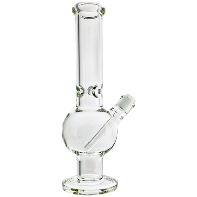 14" Clear 7mm Venetian Bubble Beaker - alternate angle
