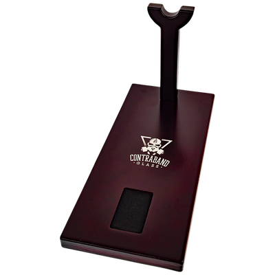 11″ ARSENAL HANDGUN BONG W/ STAND & 1PC FLOWER BOWL SLIDE