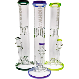 14″ HIGHWAY COLOR ACCENT TWIN TURBO STRAIGHT