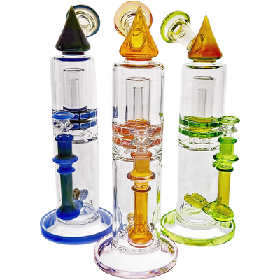 13″ HIGHWAY COLOR FUME ACCENT TWIN TURBO RATCHET