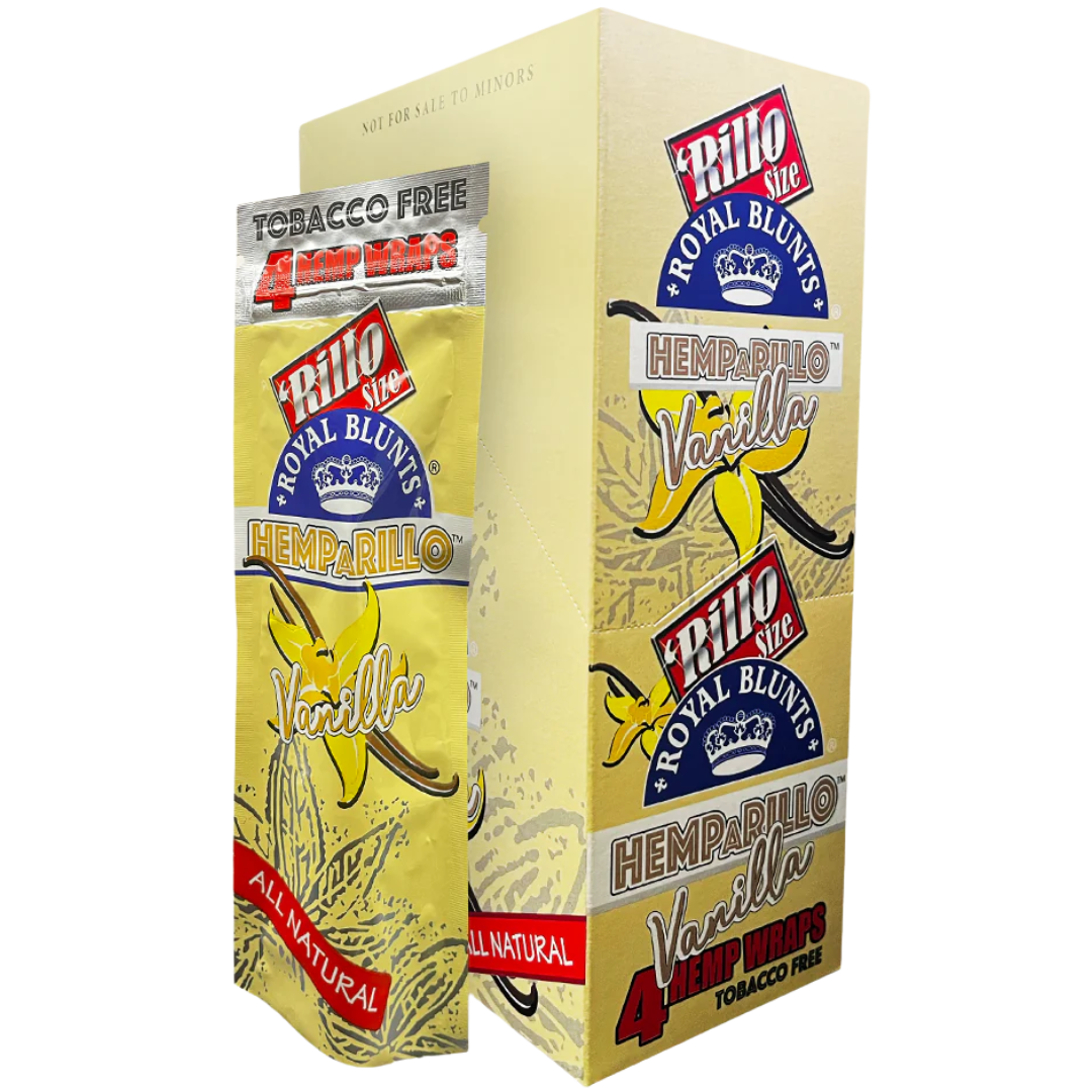 Royal Blunts Hemparillo All Natural (4 Wraps) - Vanilla - product photo