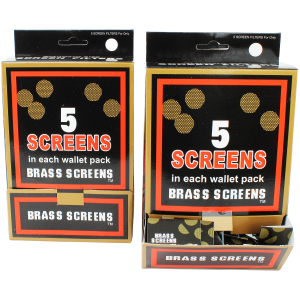 BOX OF SCREENS – BRASS