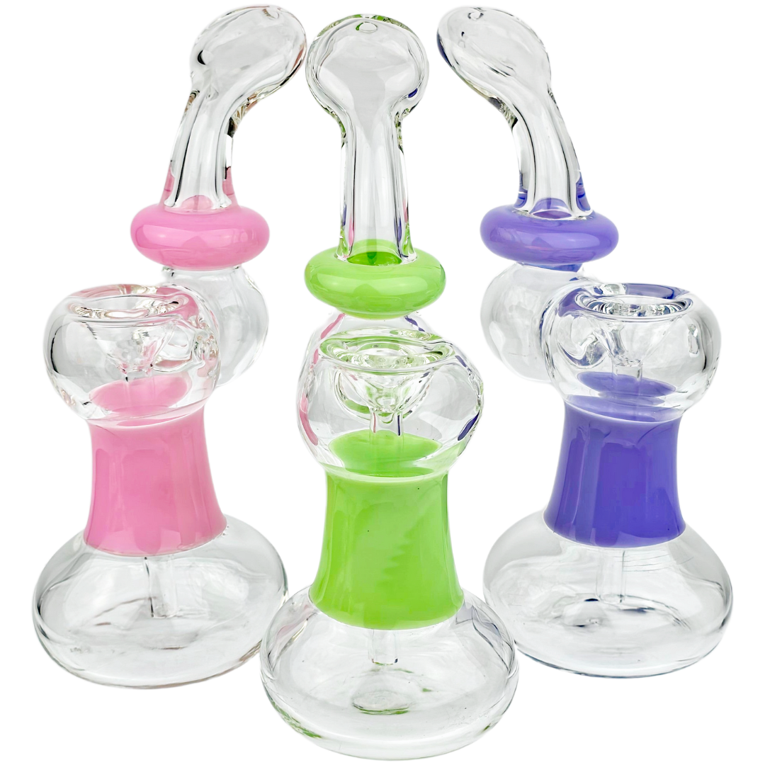 7″ COLOR ACCENT WAIST & NECK MARIA BUBBLER