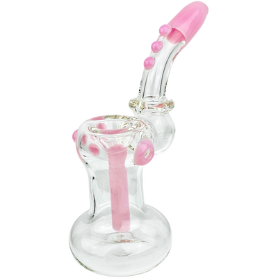 6.5″ Opaque Color Accent 3 Dot Bubbler