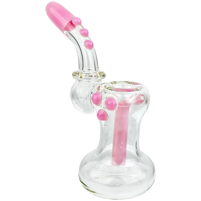 6.5″ Opaque Color Accent 3 Dot Bubbler
